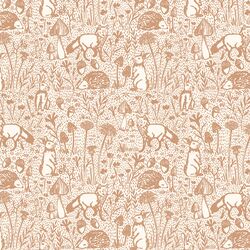 Woods of Whimsy in Light Mahogany on Cream