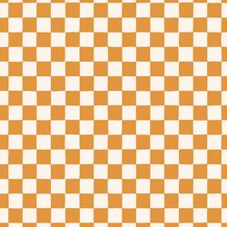 Organic Checkerboard in Butterscotch