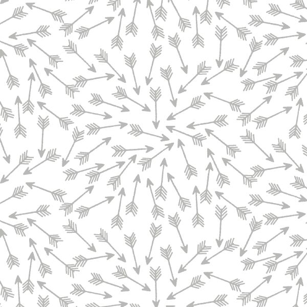 Arrows in Pebble on White