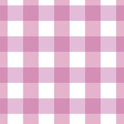 Large Gingham in Think Pink