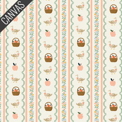 Farmhouse Stripe Canvas in Cream