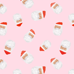 Santa in Merry Pink
