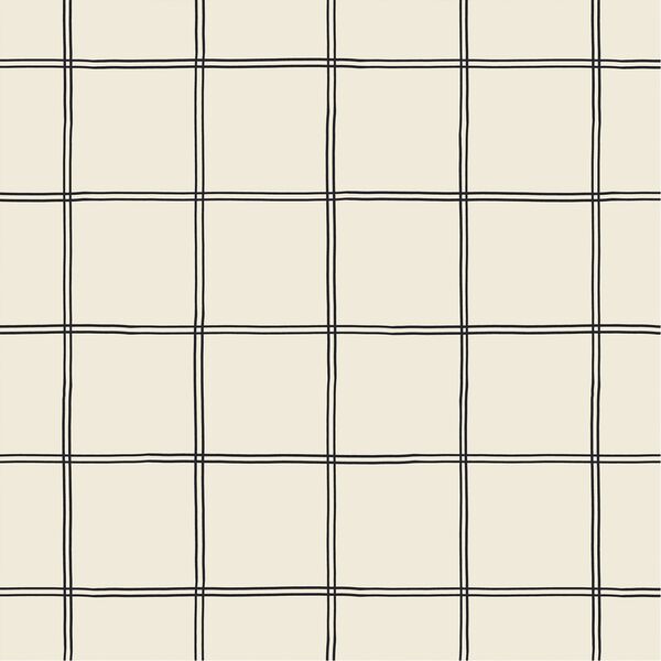 Large Halloween Grid in Cream