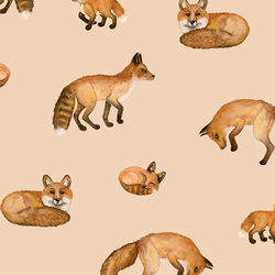Clever Critters in Warm Oak