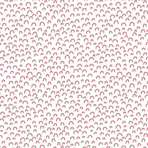 Doodle in Berry on White