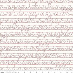 Penmanship in Red