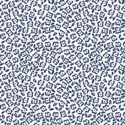 Valentine Blossoms in Navy