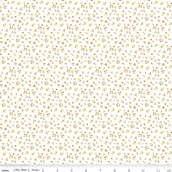 Flowers in Vintage White