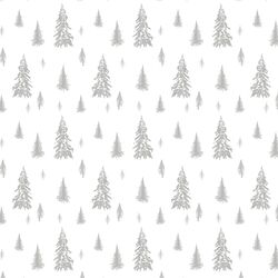 Snowy Pines in Pebble