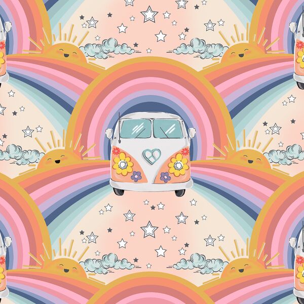 Celestial Dreams in Rainbow