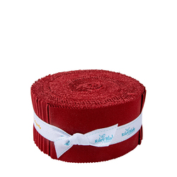 Confetti Cotton 2.5" Strip Roll in Dahlia Red