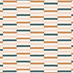 Wide Checker Stripe in Sunset