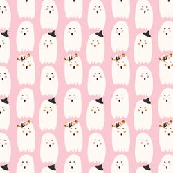 Ghosts in Bubblegum Pink