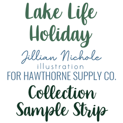 Lake Life Holiday Sample Strip