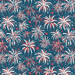Fireworks in Corsair Blue