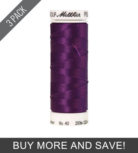 Orchid (3406-2810) - Poly Sheen - 220 Yards (3 Pack) - Mettler Thread ...
