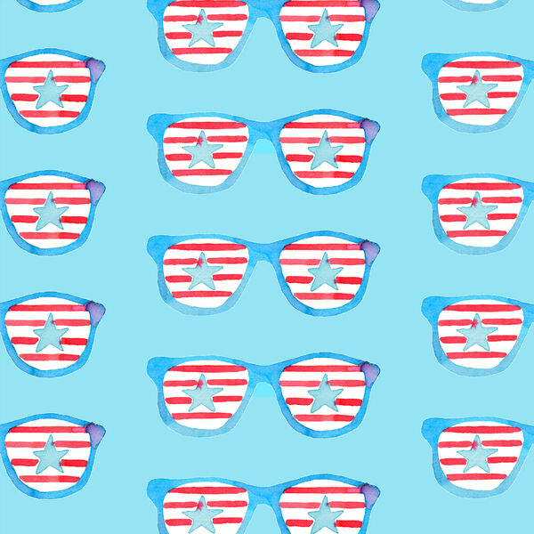 Large Sunglasses in Azure Sky