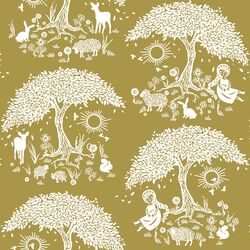A Mystical Forest in Gold