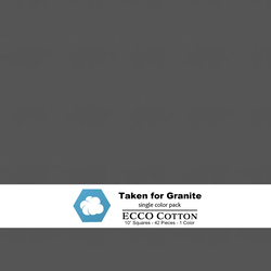 Ecco Cotton 10" Square Pack in Taken for Granite