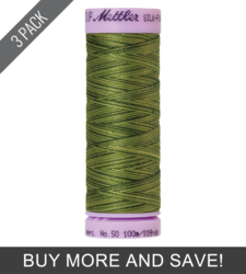 Ferns (9075-9818) - Silk Finish Cotton Multi 50wt - 109 Yards (3 Pack)