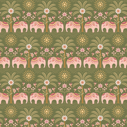Elephant Parade in Sage