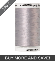 Mystik Grey (2596-0150) - Poly Sheen - 875 Yards (3 Pack)
