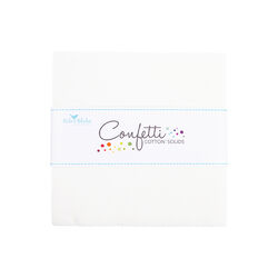 Confetti Cotton 5" Square Pack in Cloud