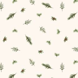 Winter Foliage in Ivory