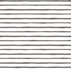 Artisan Stripe in Stone on White
