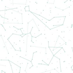Star Charts in Mint on White