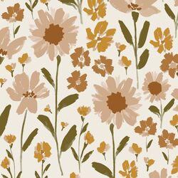 Mauve Garden in Cream
