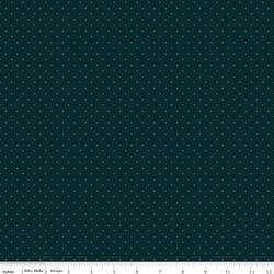 Dots in Dark Teal