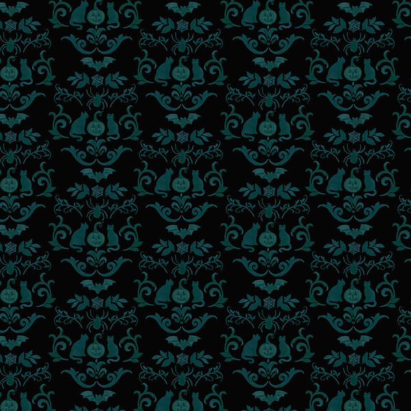 Damask in Black