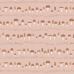 Mushrooms in Morganite