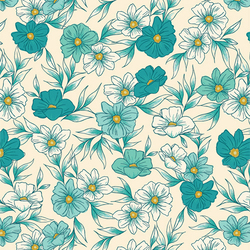 Tinted Blooms in Lagoon