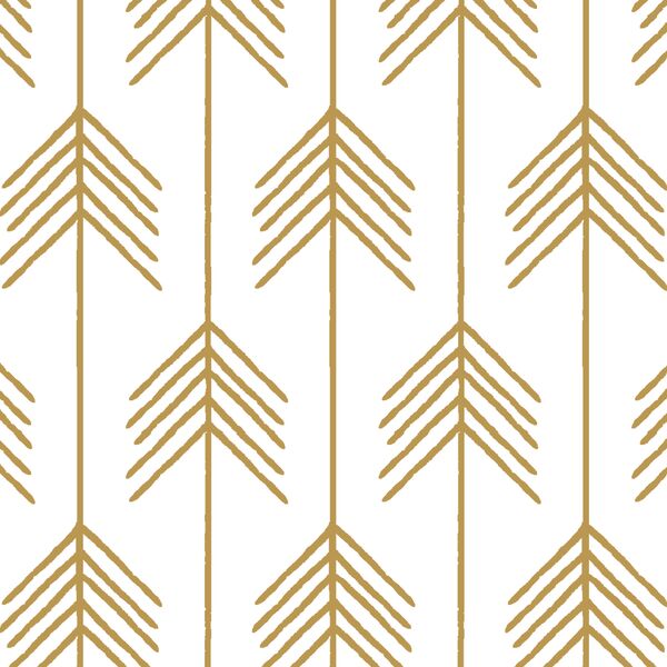 Vanes in Marigold on White