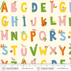 Alphabet in Cream