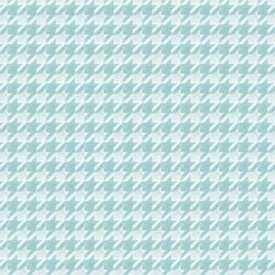 Painted Houndstooth in Light Teal