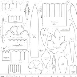 Posie Patterns in White