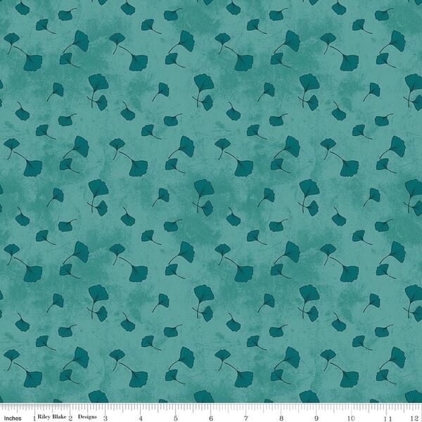 Ginkgo in Light Teal