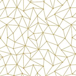 Astral Nights in Gold on White
