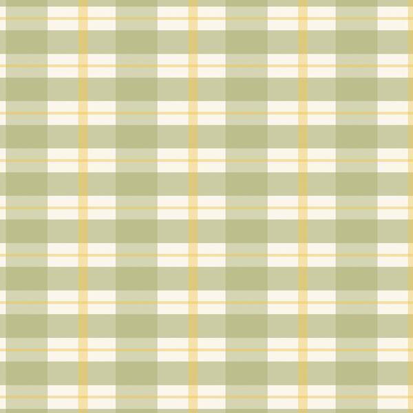 County Plaid in Asparagus