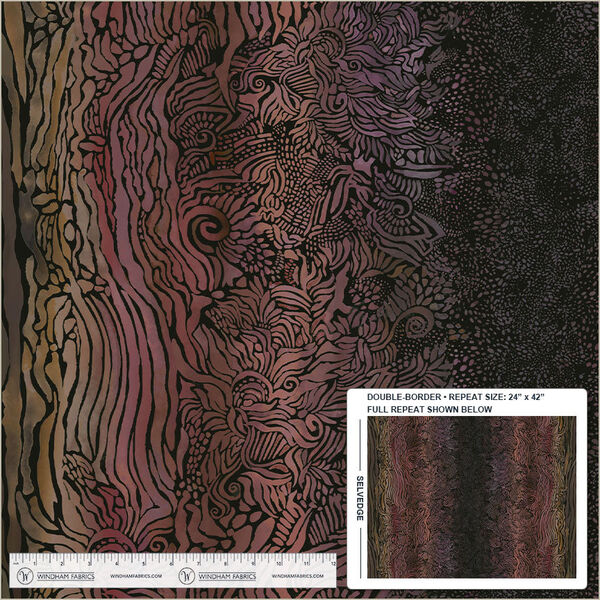 Landscape in Multi/Walnut