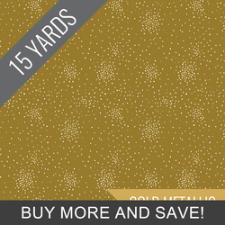Clusters in Forest Moss Metallic - 15 Yard Bolt