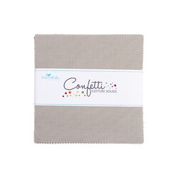 Confetti Cotton 10" Square Pack in Cobblestone
