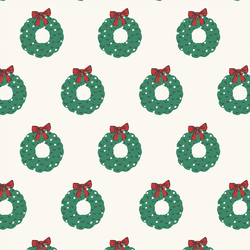 Christmas Wreath in Bright