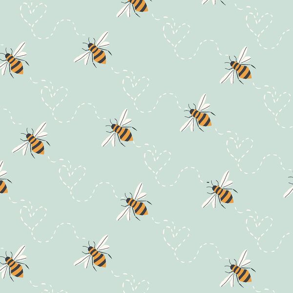 Honey Bee in Sweet Mint