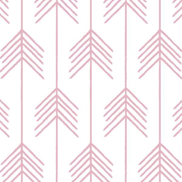 Vanes in Carnation on White