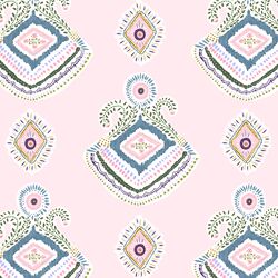 Boho Medallion in Pastel Pink