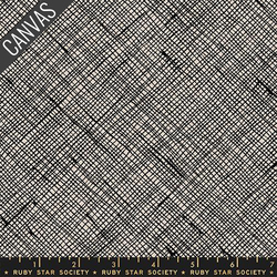 Crosshatch Canvas in Black